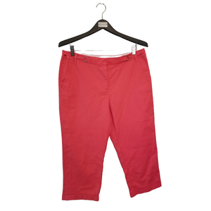 Zac‎ & Rachel Women's Capri Dress Short Pants Pink Size 14 (34) Inseam 25 in